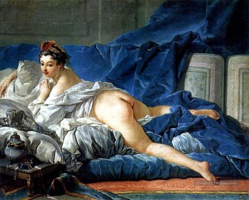 Odalisque François Boucher Nu classique Peinture à l'huile